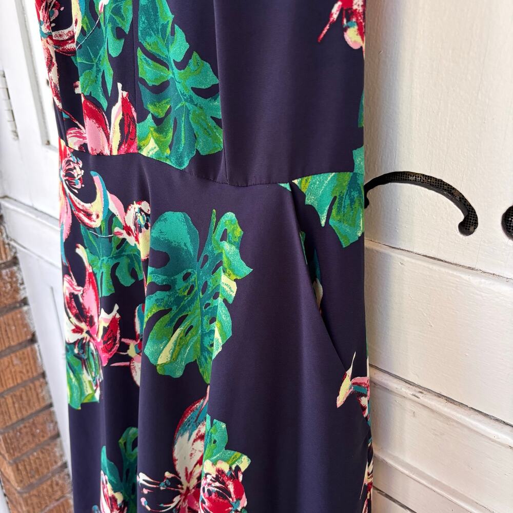 Tahari by Arthur S. Levine sleeveless tropical resort dress-size 6 - Picture 7 of 9